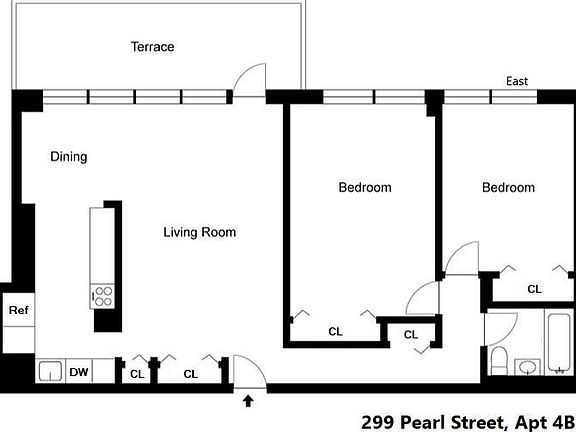2nd image of 80 Gold St APT 4B