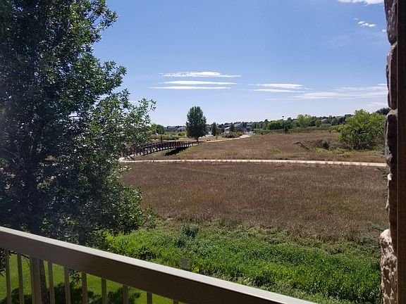 View from condo balcony - south facing into 100 acre park.