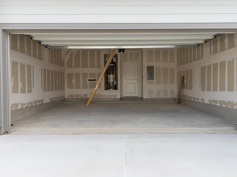 Large 2 car garage