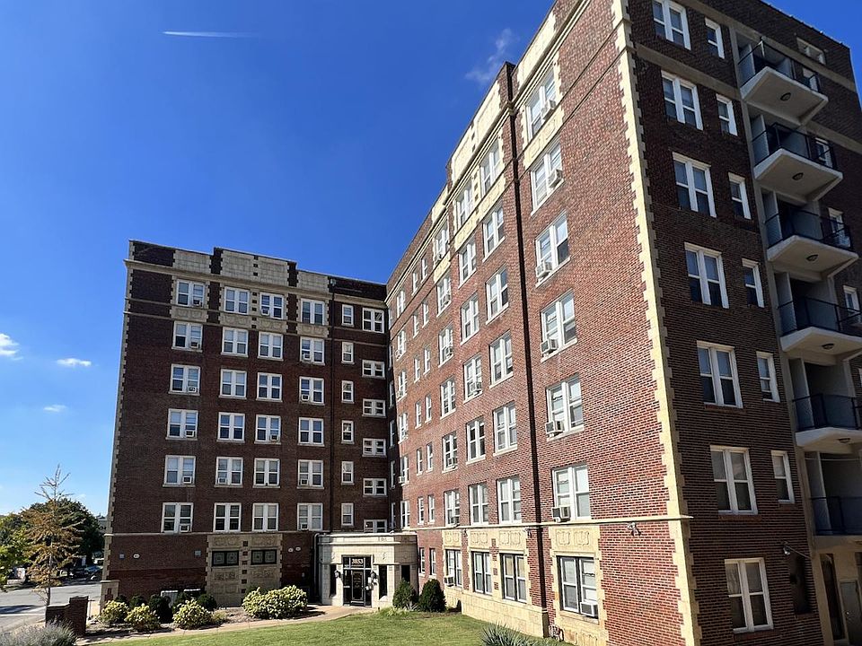 Lindell Park Apartments, across the street from St. Louis University.