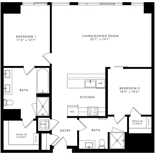 Floor plan B1