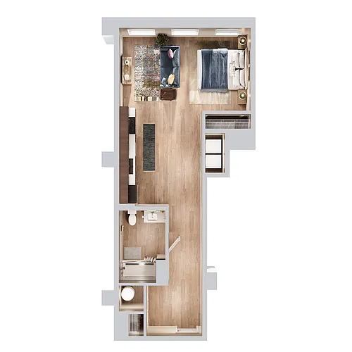 Floor plan Studio