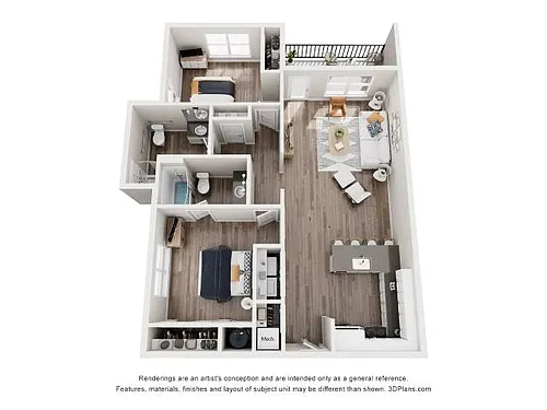 Floor plan Peak (2x2)