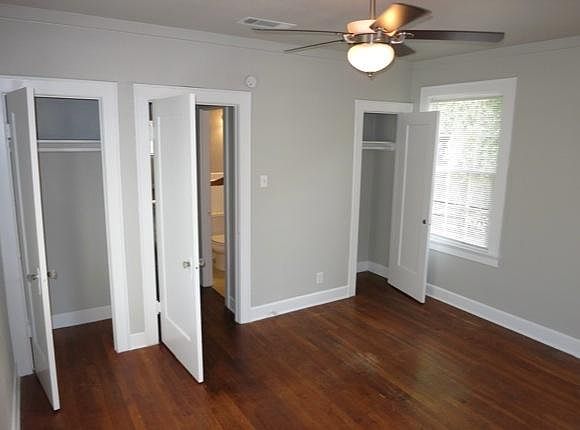 two closets in the Bedroom