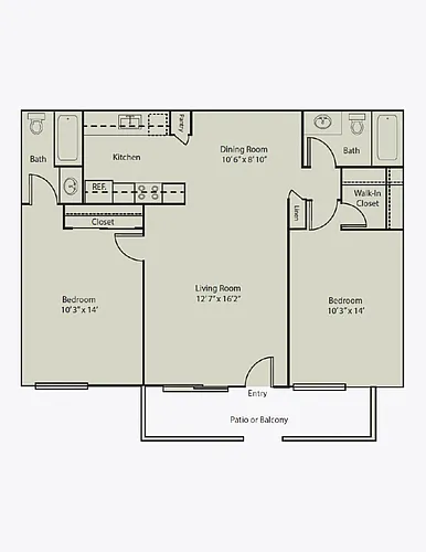 Floor plan 2X2