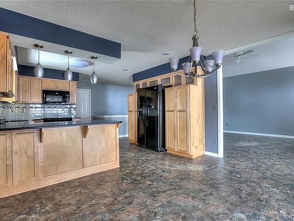 Dining area opens into the kitchen