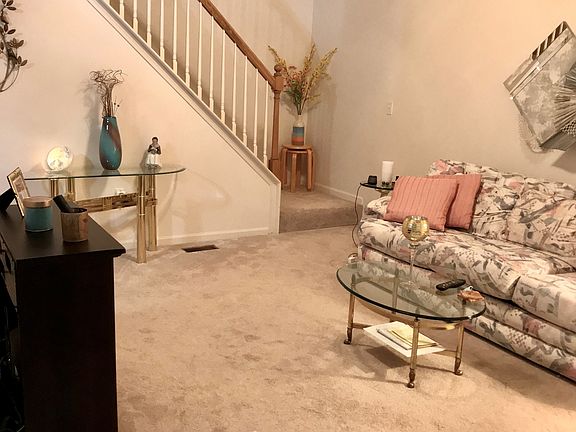 Living room and staircase