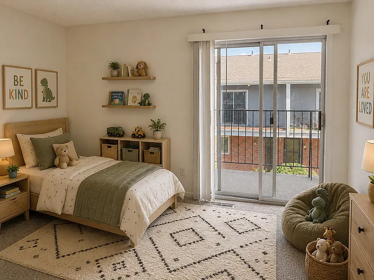 2nd Bedroom - virtually staged