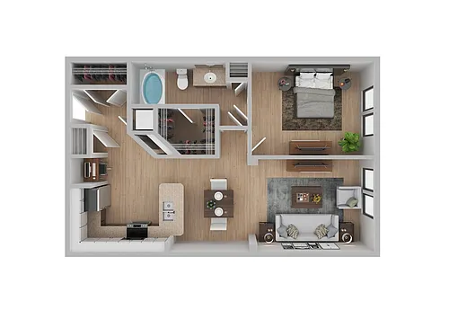 Floor plan Roanoke | Renovated