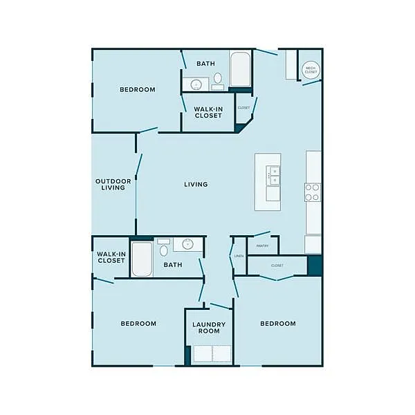 Floor plan Garden 3
