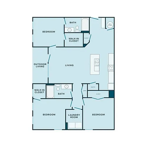 Floor plan Garden 3
