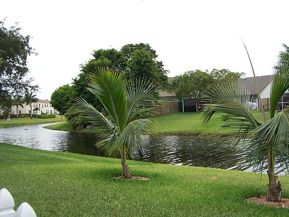 CANAL VIEW FROM FENCED YARD