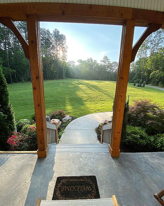 Morning view out front door