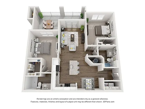 Floor plan The Villa