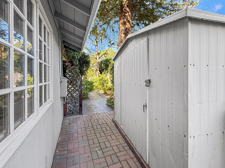 Storage Shed on Side