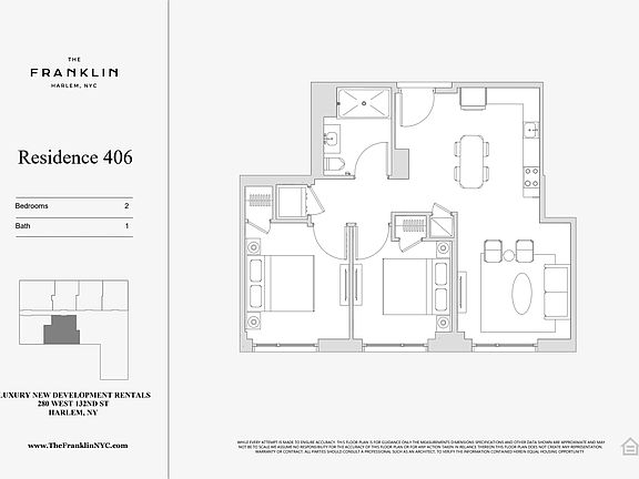 2nd image of 282 W 132nd St #406