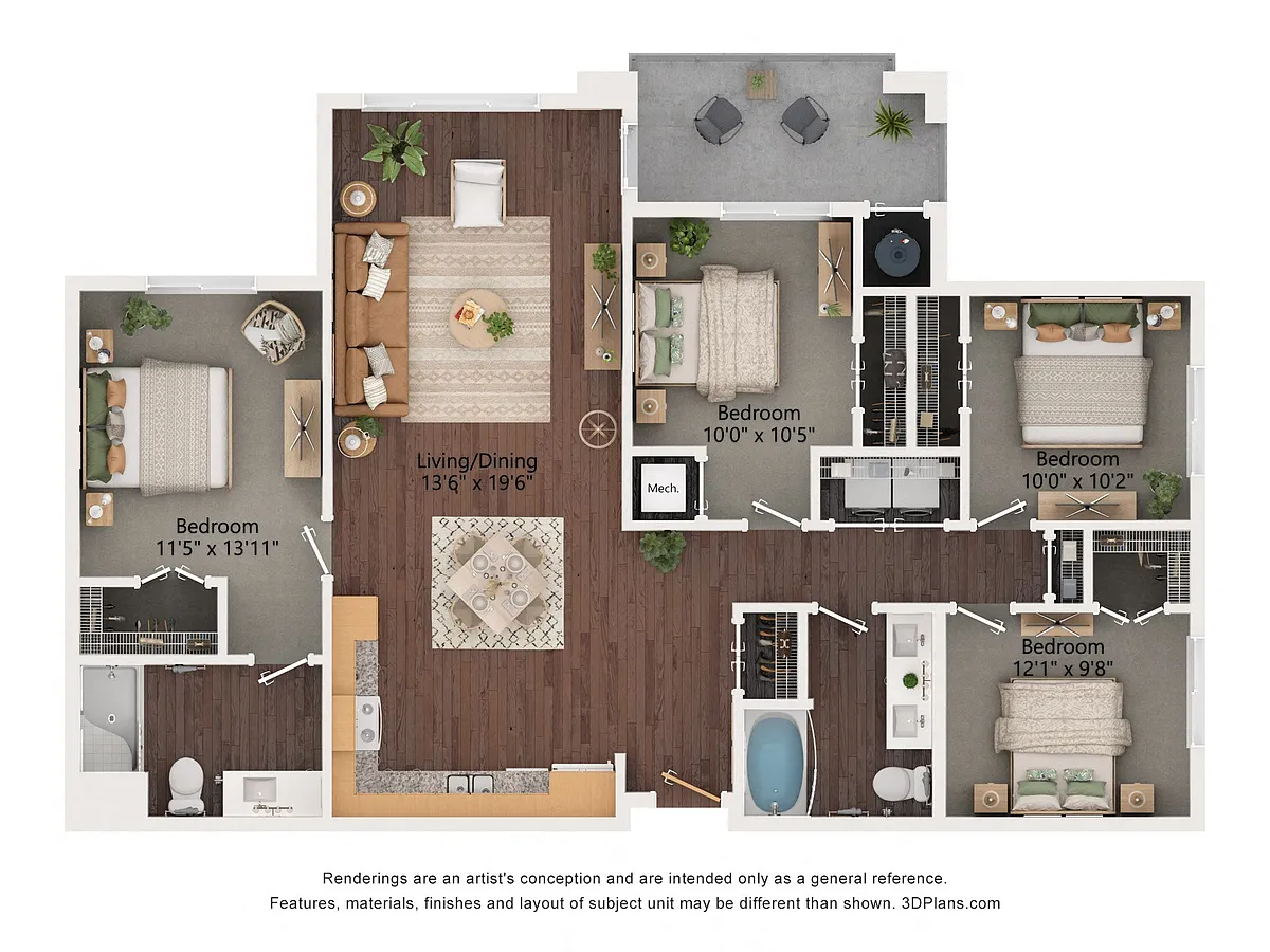 Floor plan 4A