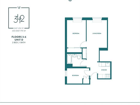 2nd image of 342 E 8th St APT 4G