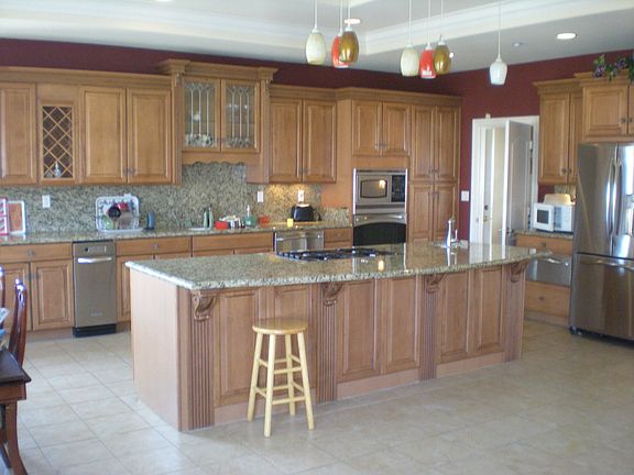 Spacious Kitchen with Granite Countertops