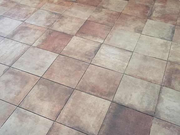 New tile in kitchen