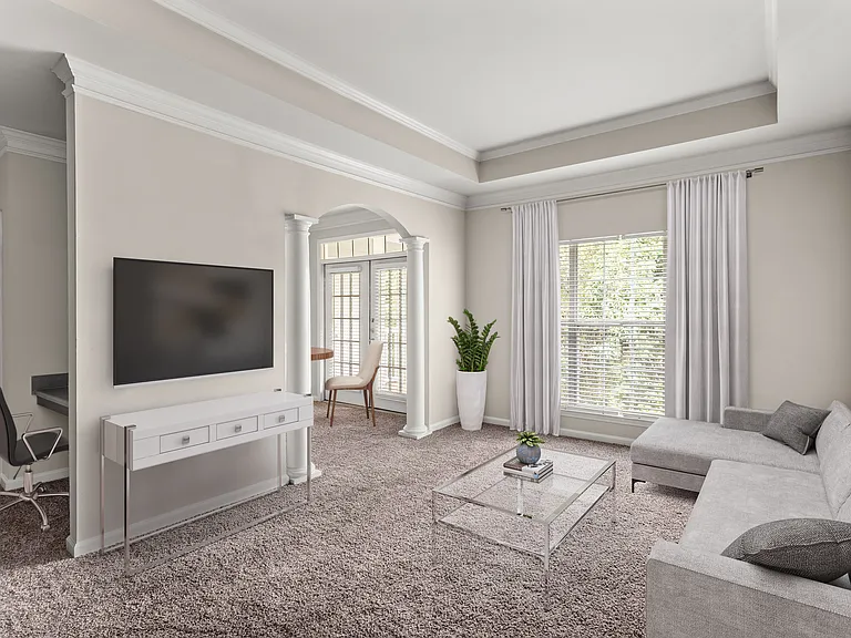 Spacious living rooms designed for comfort and style.