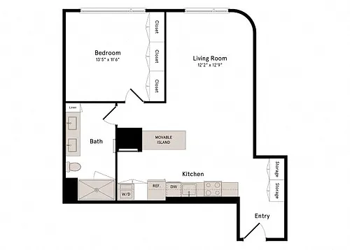 Floor plan 1B5