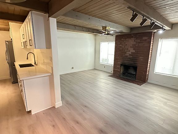 Living room and kitchen
