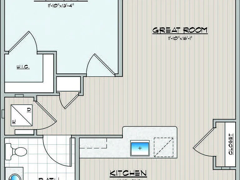 Explore this sleek and efficient one-bedroom apartment design, perfect for modern living. Explore this sleek and efficient one-bedroom apartment design, perfect for modern living.