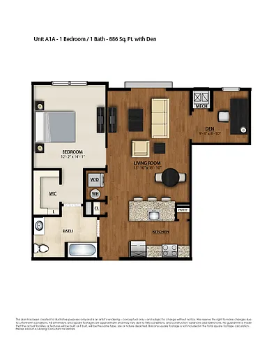 Floor plan A1A-F