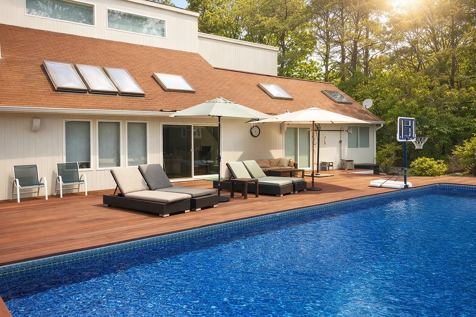 Quogue 5 bedroom Contemporary Summer Retreat and Heated Pool — Photo 1