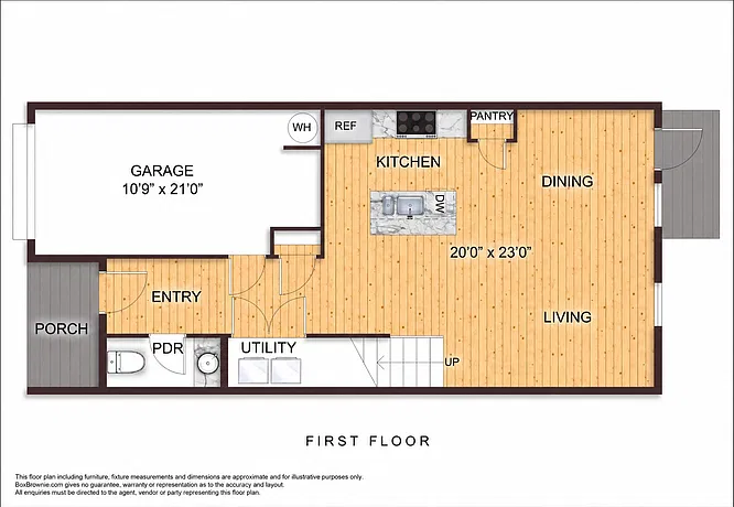 3 bed, 2.5 bath, 1461 sqft, $1,995 — Photo 3