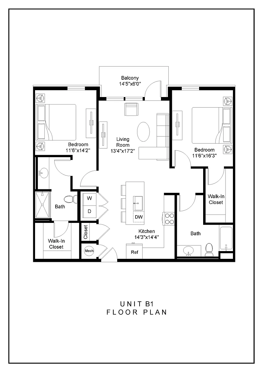 Floor plan B2A