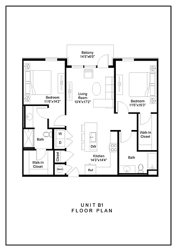 Floor plan B2A