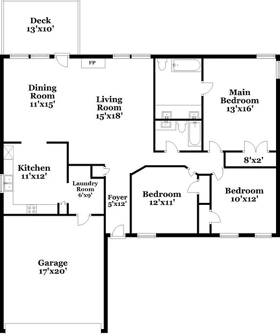 3 bed, 2.0 bath, 1536 sqft, $1,980 — Photo 2