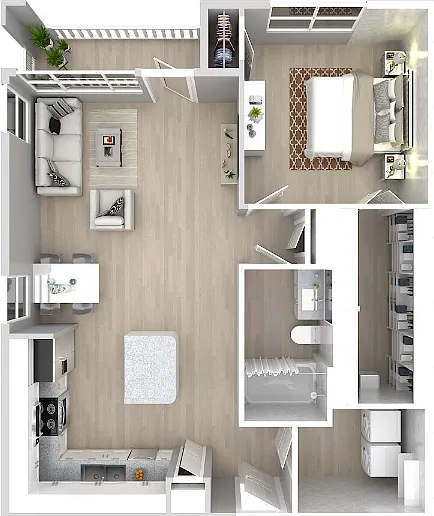 Floor plan A7A