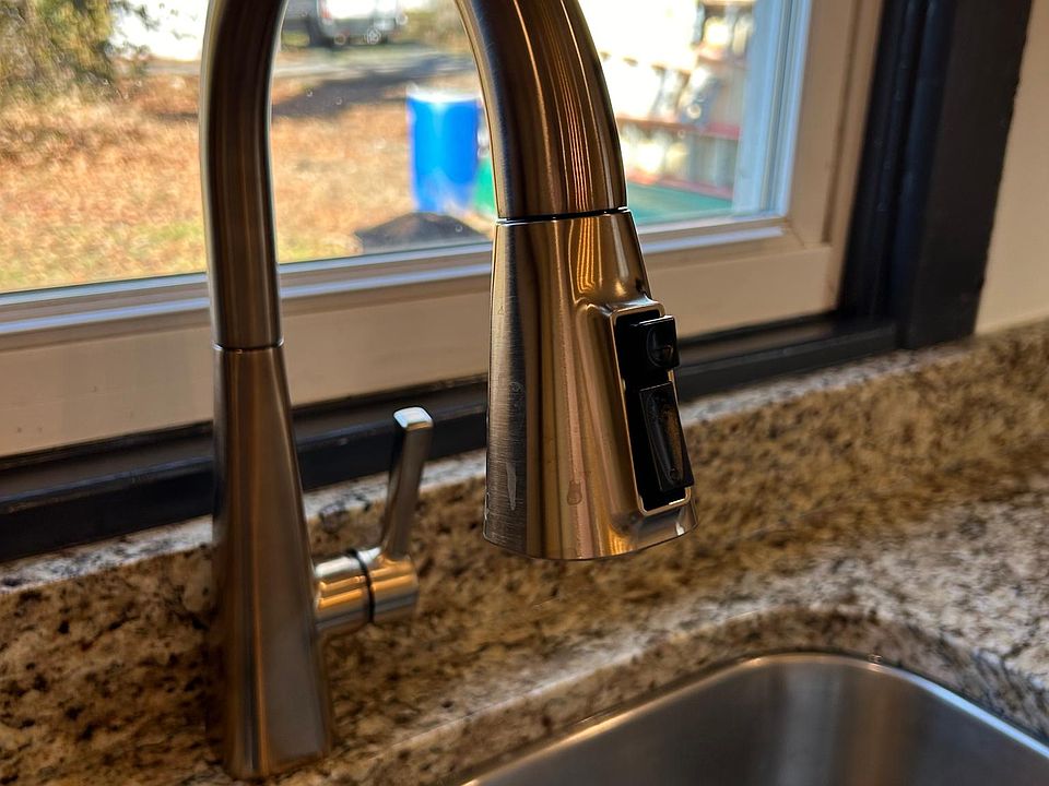 All new Delta fixtures in champagne bronze