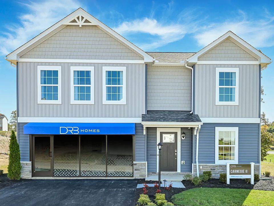 Carnegie II exterior elevation 6 at the DRB Homes community at Stony Run in Dillsburg, PA