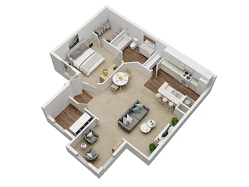 Floor plan Marina Grande