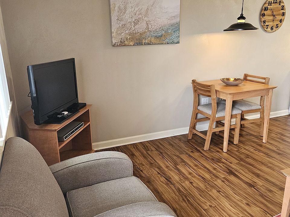 T.V. in living room and bedroom