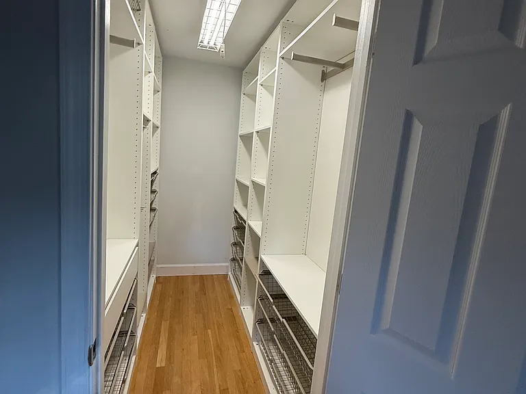 Master walk-in closet