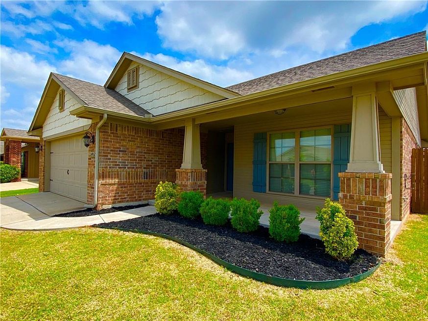 Large front patio