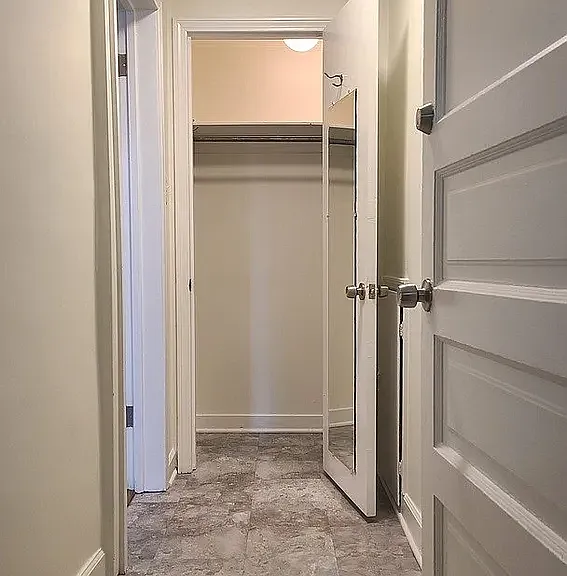 Private hallway closet