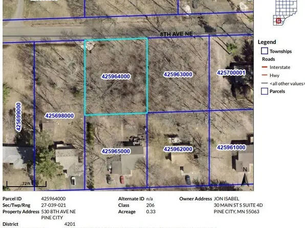 530 8th Ave NE, Pine City, MN 55063