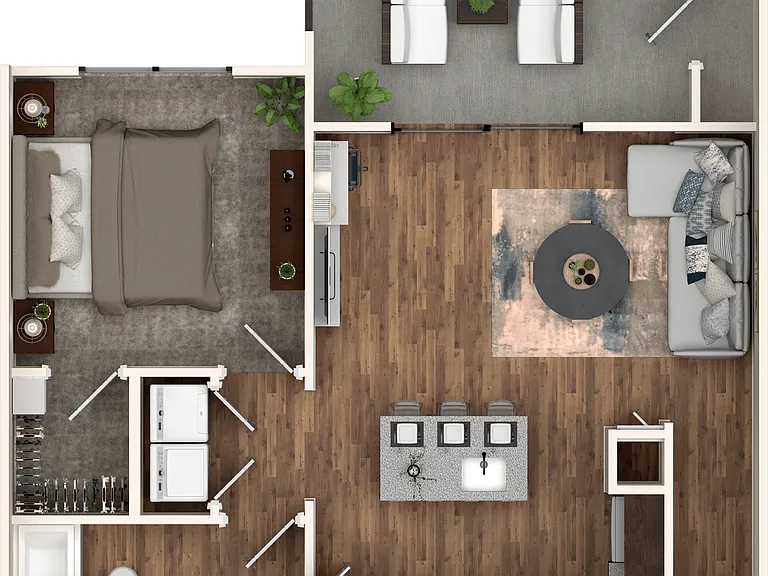 1 Bedroom 1 Bathroom XL 1 Bedroom 1 Bathroom XL