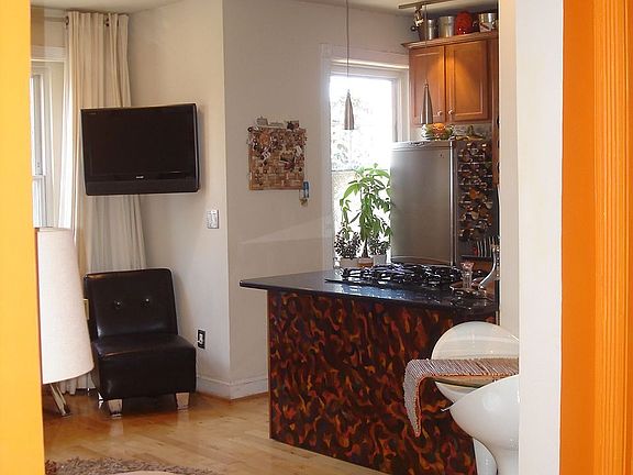 View of living area fr entry
