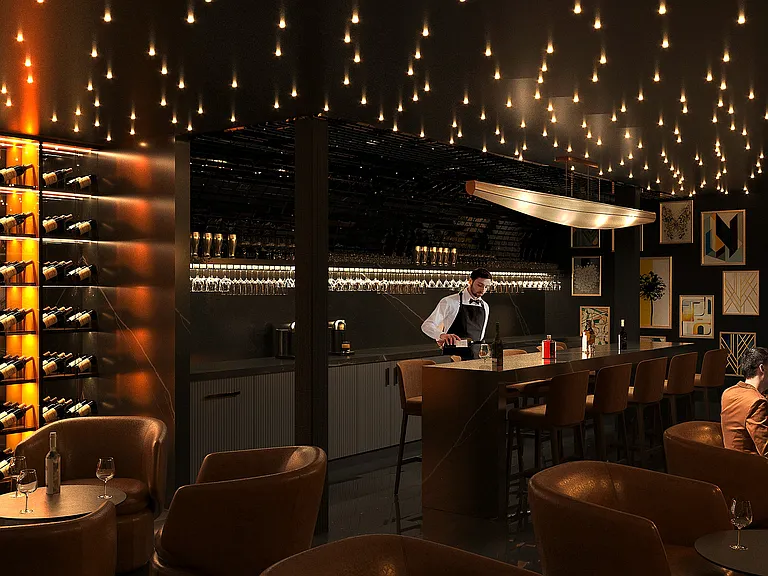 The Astrie Apartments Speakeasy
