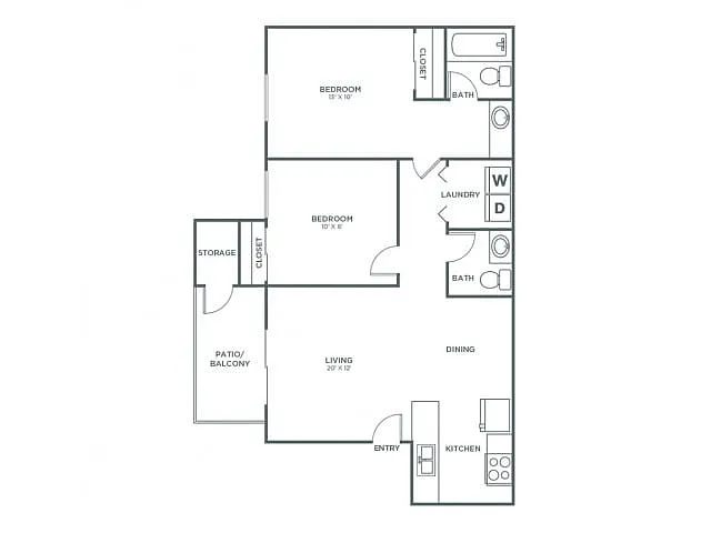 Floor plan Laramie Sophisticated