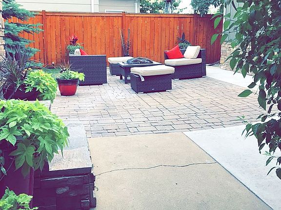 Backyard patio/grilling area