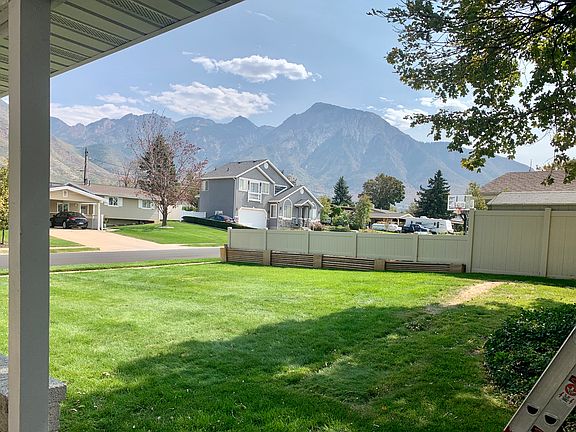 Beautiful views of Mt. Olympus from the front yard.