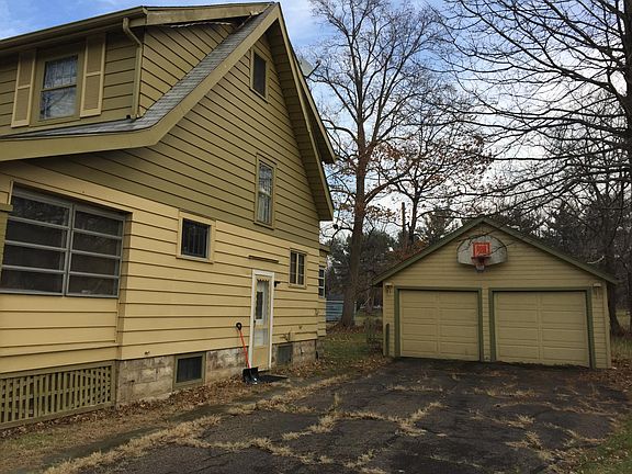 Large two car detached garage
